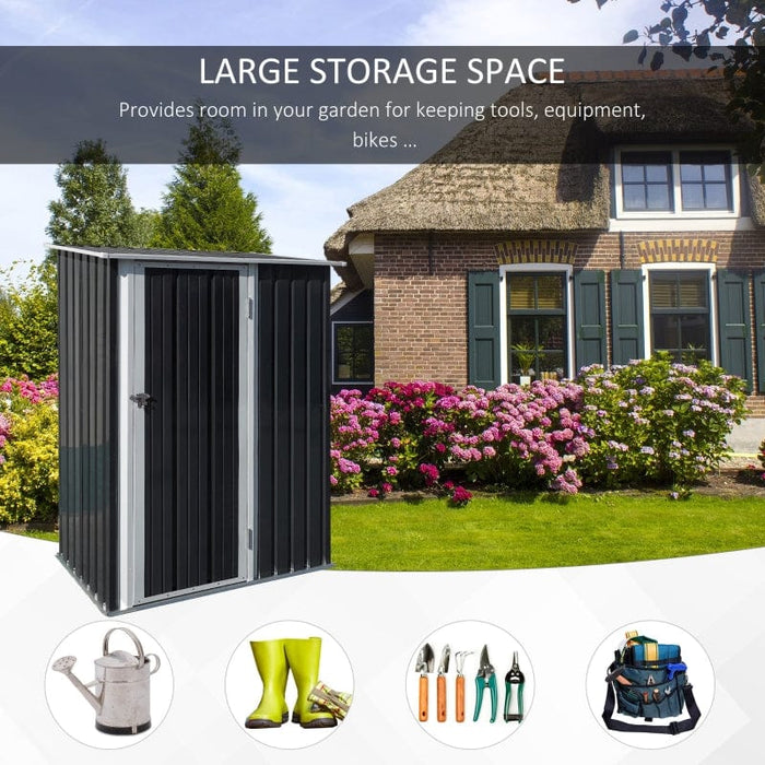 4.5' x 3' x 6' Outdoor Storage Shed - 845-328V01GY