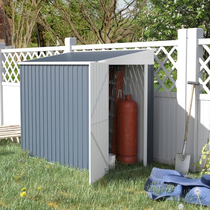 4' x 6' Steel Garden Storage Shed - 845-692