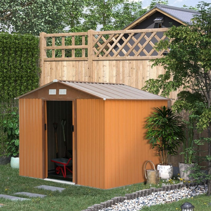 9' x 6.5' x 6.5' Outdoor Backyard Garden Tool Shed - 845-031YL