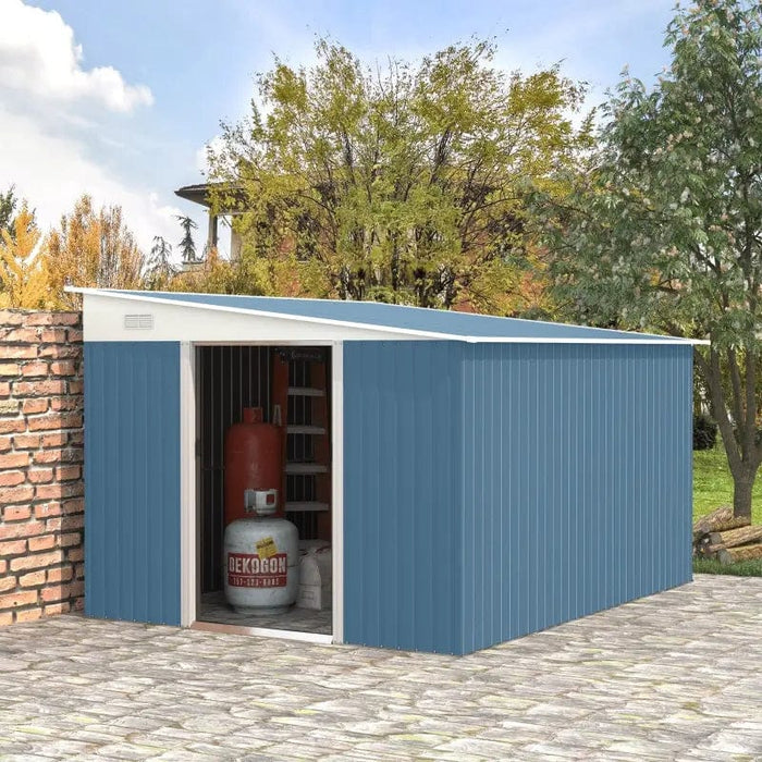 11.5' x 9' x 6.5' Steel Garden Storage Shed - 	845-529