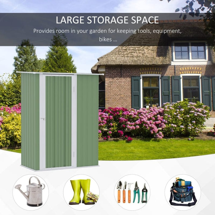 4.5' x 3' x 6' Outdoor Storage Shed - 845-328V01YG