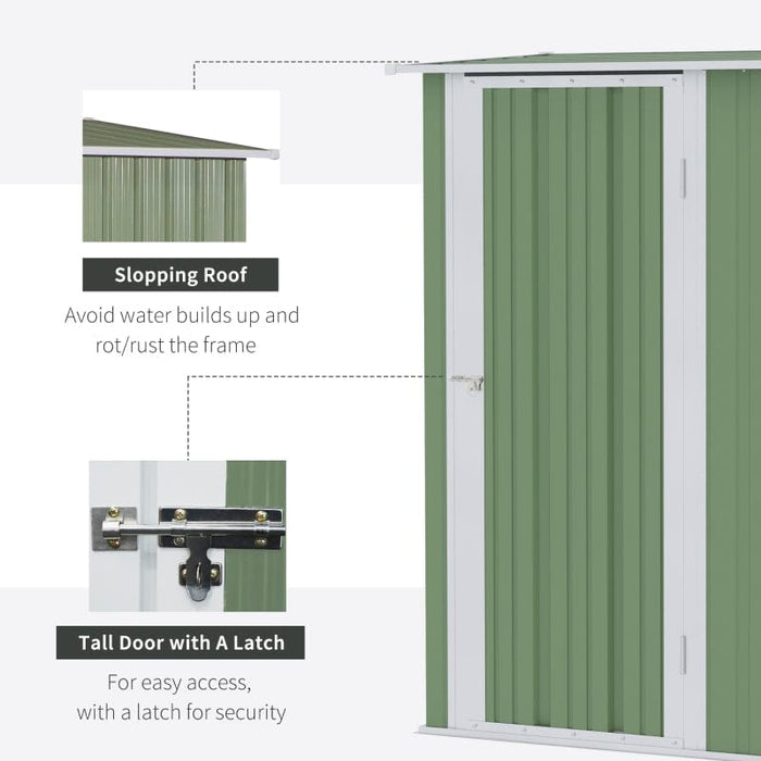 4.5' x 3' x 6' Outdoor Storage Shed - 845-328V01YG