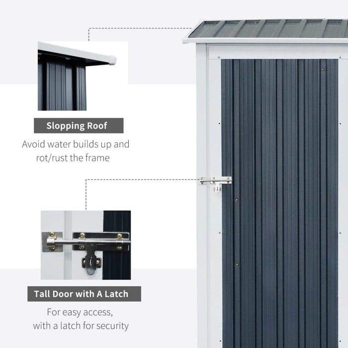 4.5' x 3' x 6' Outdoor Storage Shed - 845-328V01GY