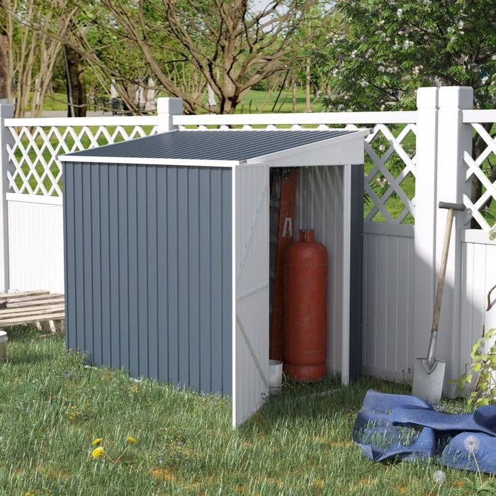 4' x 8' Steel Garden Storage Shed - 845-692V01