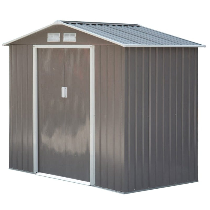 7' x 4' x 6' Outdoor Storage Shed - 845-030GY