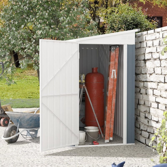 4' x 8' Steel Garden Storage Shed - 845-692V01