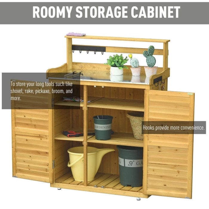 Backyard Garden Tool Storage Shed - 845-358