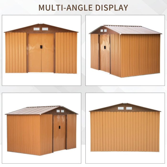 9' x 6.5' x 6.5' Outdoor Backyard Garden Tool Shed - 845-031YL