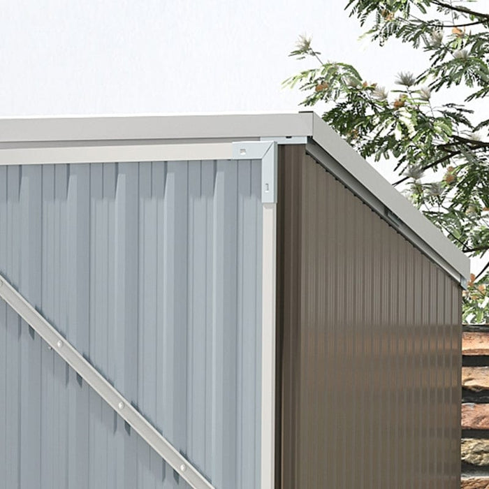 11' x 6' x 6' Steel Garden Storage Shed - 845-680CG