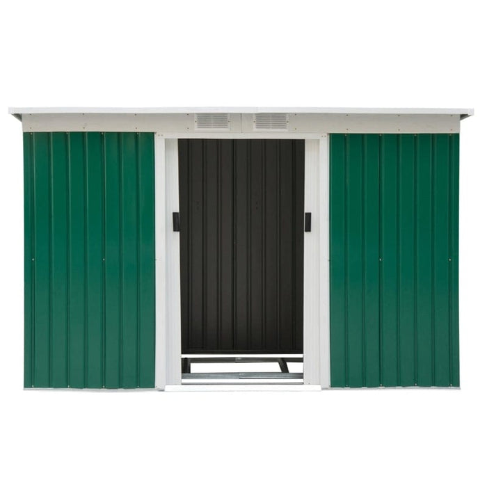 9' x 4.5' x 5.5' Outdoor Rust-Resistant Garden Storage Shed - 845-032